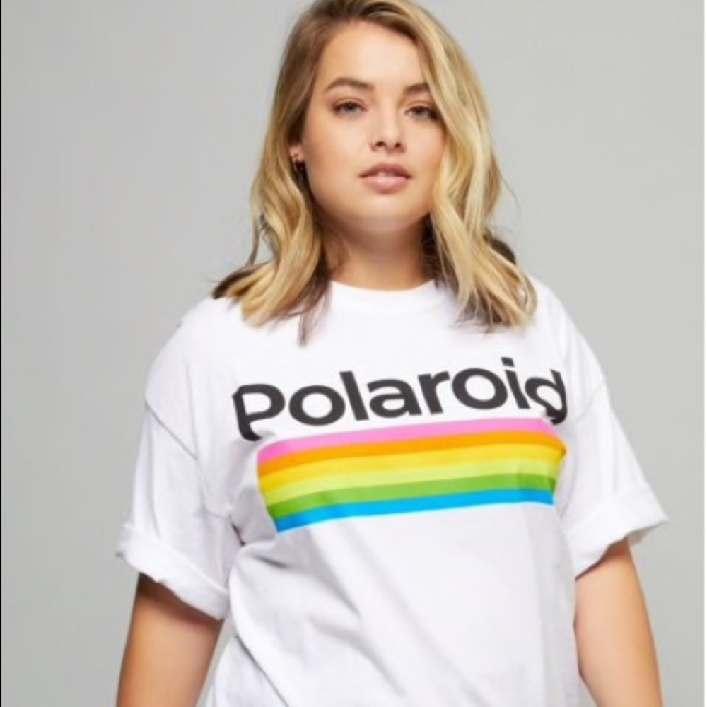 Polaroid t-shirt. ❤️🧡💛💚💙💜🖤